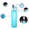 740ML Scrub Water Bottle Spray Plastic Cup Leakproof Candy Color Bottle Travel Yoga Sports Scrub Kettle Camping Household Produc