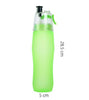 740ML Scrub Water Bottle Spray Plastic Cup Leakproof Candy Color Bottle Travel Yoga Sports Scrub Kettle Camping Household Produc