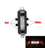 New Bike Bicycle light Rechargeable LED Taillight USB Rear Tail Safety Warning Cycling light Portable Flash Light Super Bright