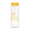 Plastic My bottle 500ml for Water Bottles With Protective Bag Transparent or Matte Sport Korean style Heat resistant Leakproof