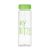 Plastic My bottle 500ml for Water Bottles With Protective Bag Transparent or Matte Sport Korean style Heat resistant Leakproof