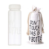 Plastic My bottle 500ml for Water Bottles With Protective Bag Transparent or Matte Sport Korean style Heat resistant Leakproof