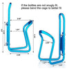 Aluminum Alloy Bike Cycling Bicycle Drink Water Bottle Rack Holder Mount for Mountain folding Bike Cage
