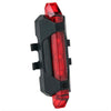 New Bike Bicycle light Rechargeable LED Taillight USB Rear Tail Safety Warning Cycling light Portable Flash Light Super Bright